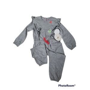 Burt's Bees Kids' 100% Organic Cotton One Piece Snap Back Ruffled Jumpsu…